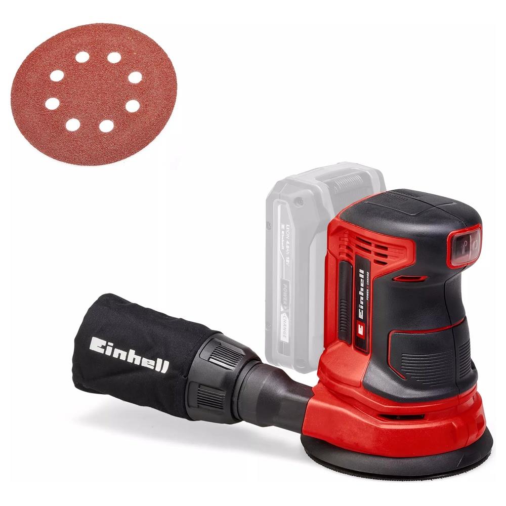 levigatrice einhell roto orbitale a batteria te-rs 18 li - solo