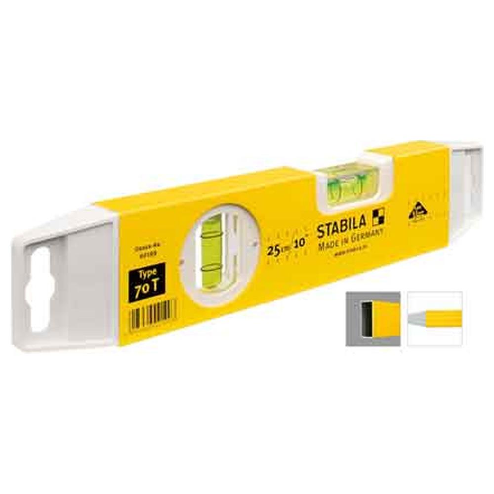 livella corta 70t stabila 25 cm