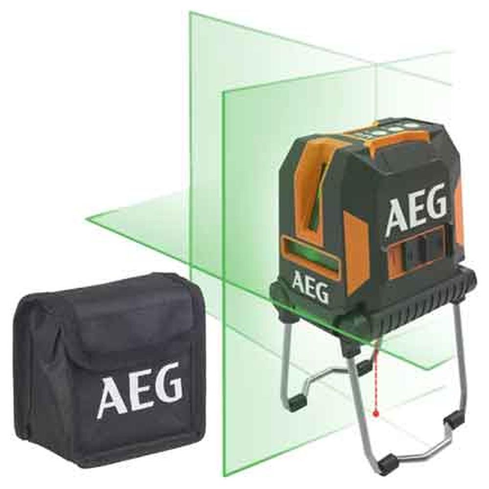 livella laser verde con piombo 'clg330-k' aeg