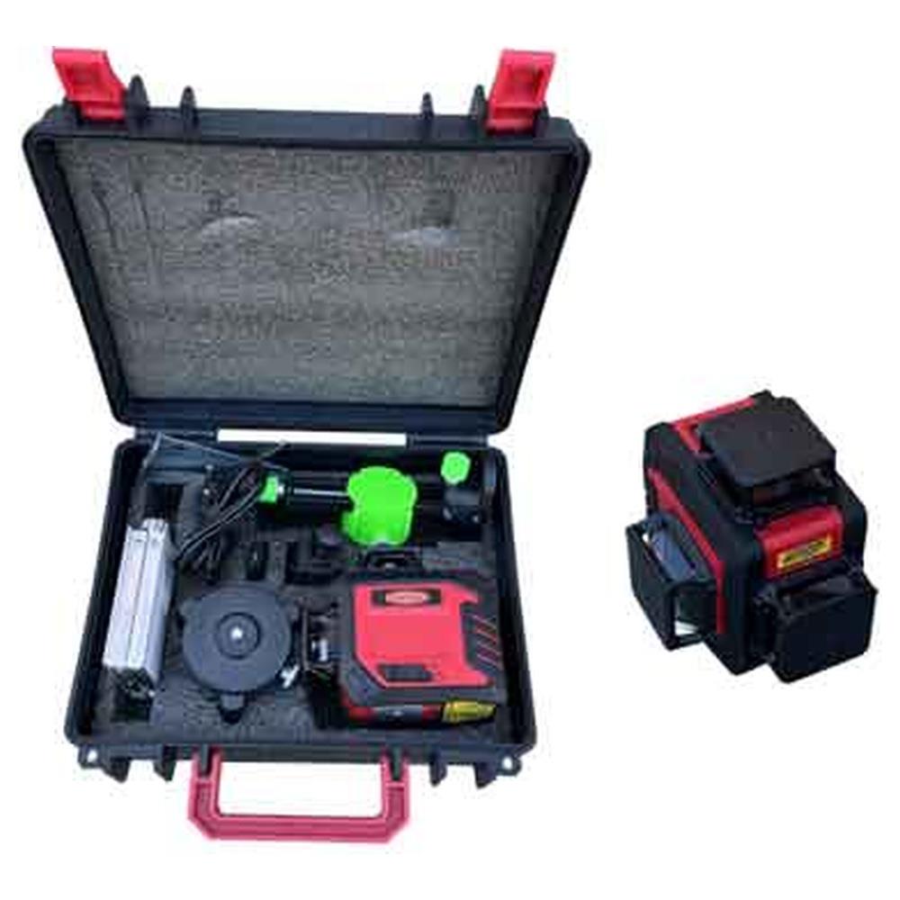 livello laser 3 linee cardinale colore verdi, portata fino a 40 mt