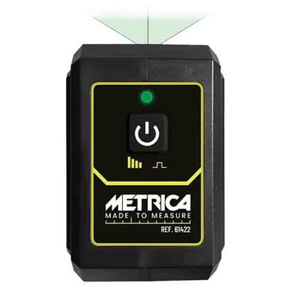 livello laser 'green cross' 2 linee metrica colore verde, portata fino a 15 mt