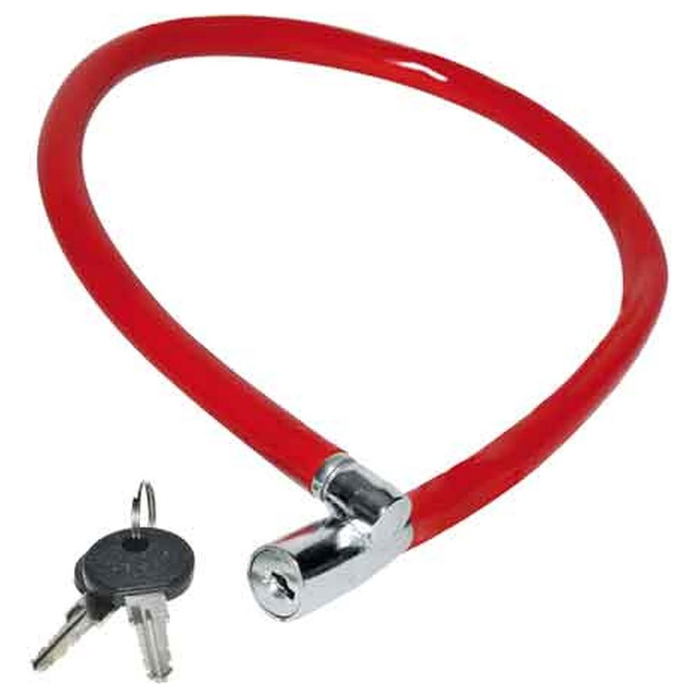 lucchetto per bici a cavo 10 mm x 65 cm