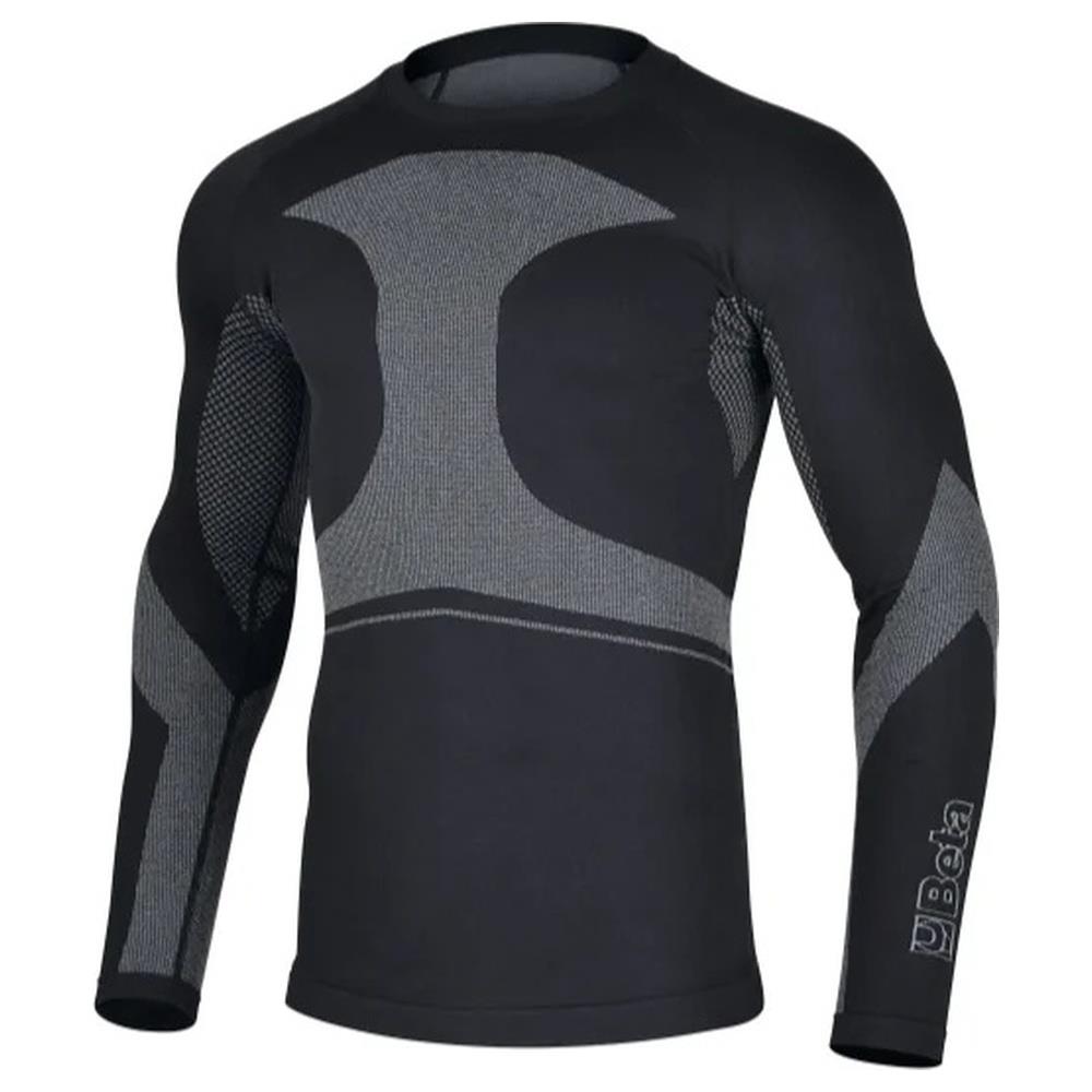 maglia intima tecnica maniche lunghe elasticizzata in graphene beta 7997gn