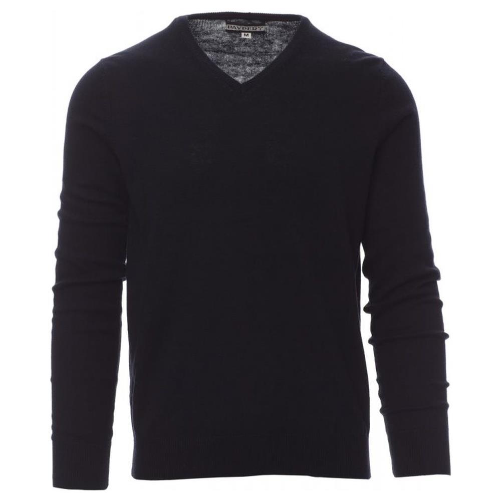 maglione con collo a v payper business navy s