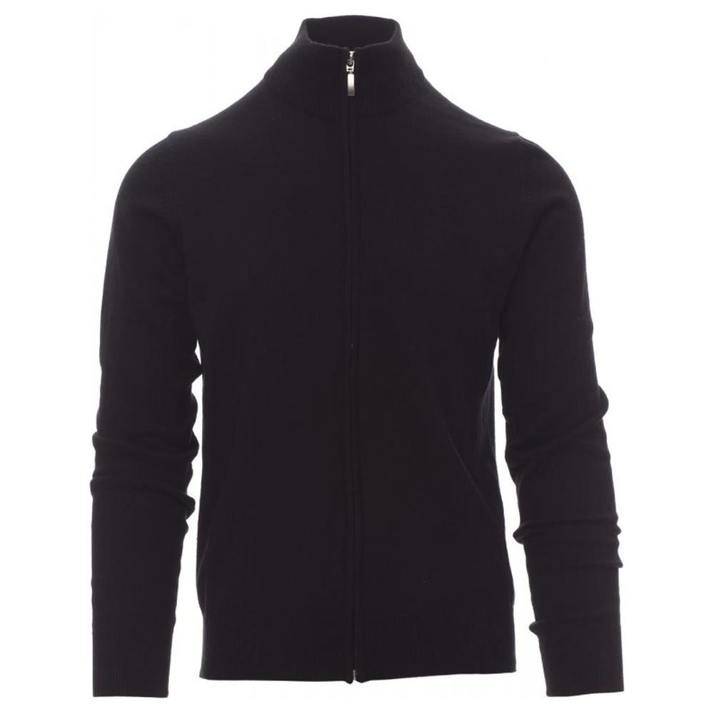 maglione con zip intera payper boarding nero xs