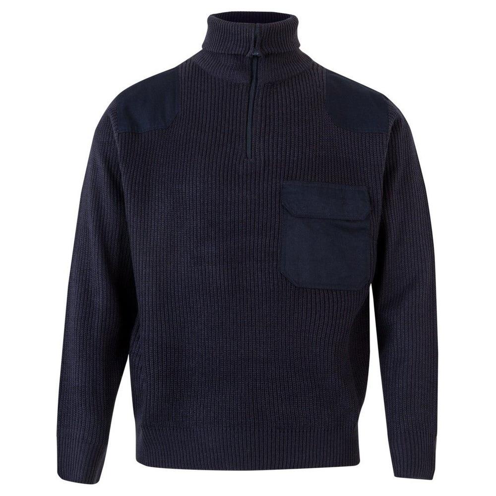 maglione velilla collo alto maglia spessa cod 101 azul marino s