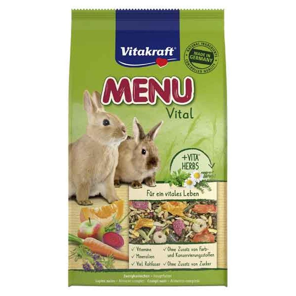 mangime per conigli 'menu' vitakraft 1 kg - pz 5