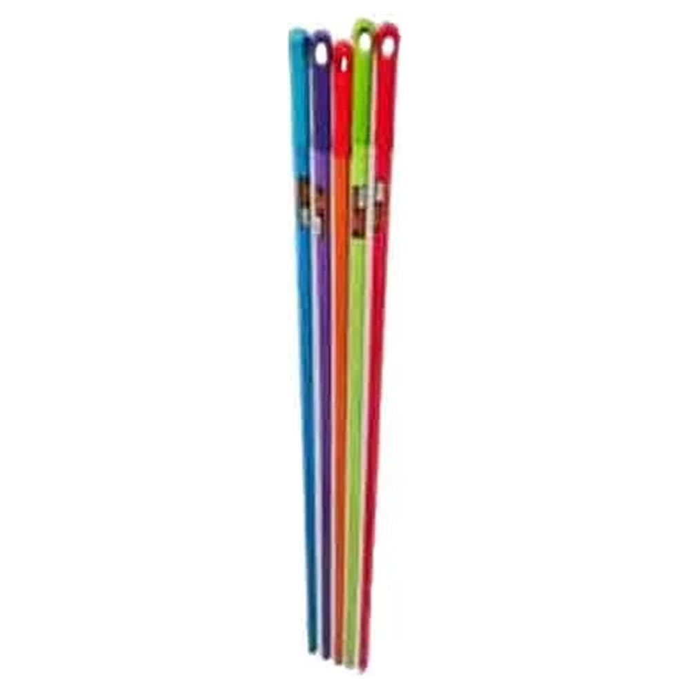 manico per scopa in legno filettato rivestito in pvc cardinale 130 cm