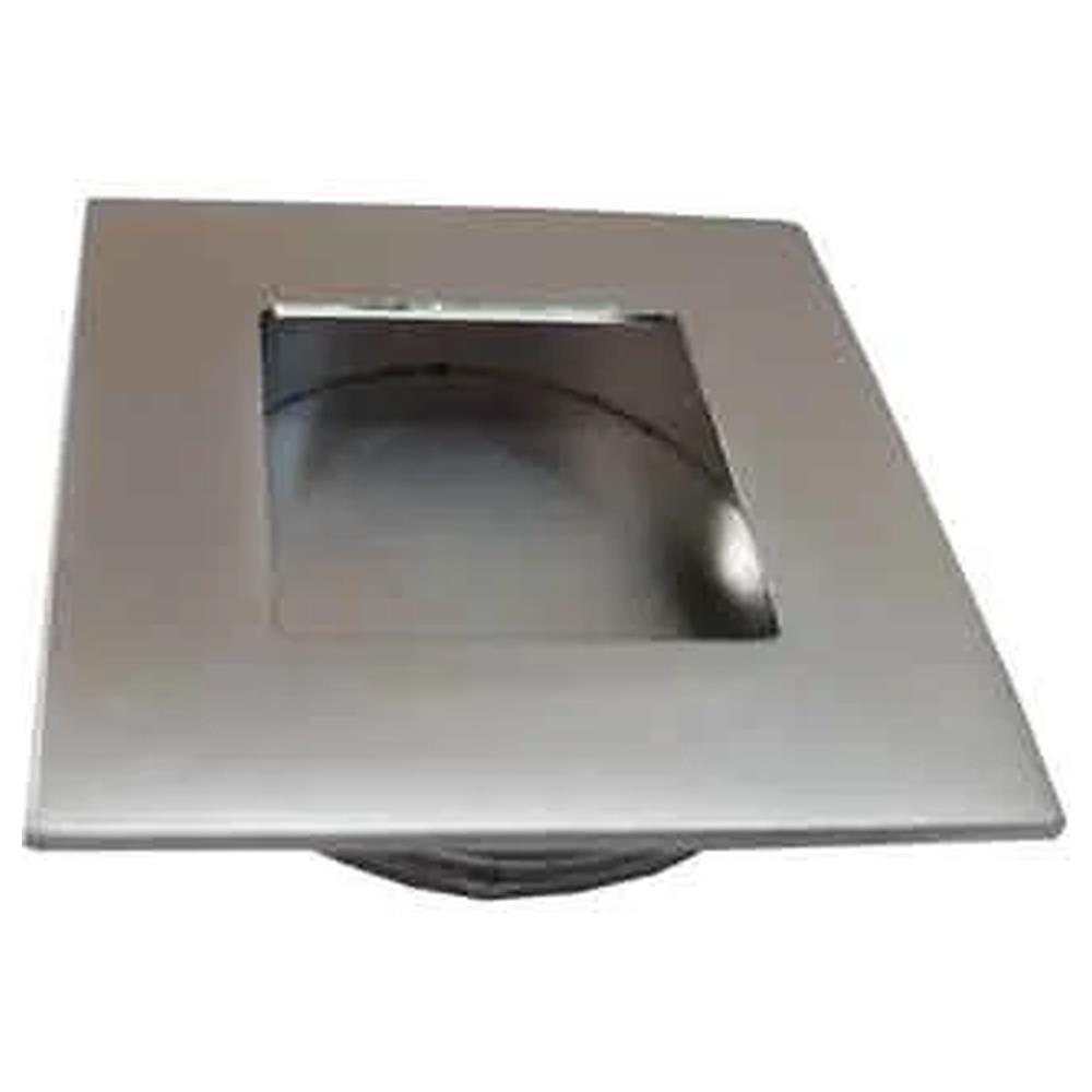 maniglia ad incasso per porte scorrevoli quadra 40 mm - cromo opaco
