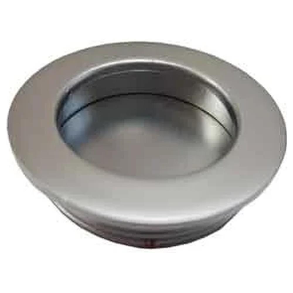 maniglia ad incasso per porte scorrevoli tonda ø 40 mm - cromo opaco