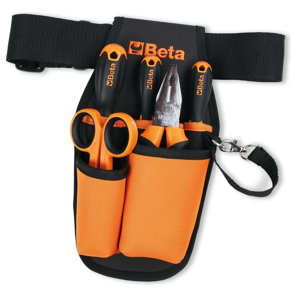 marsupio porta attrezzi con assortimento di 5 utensili  beta 2005mpu/e