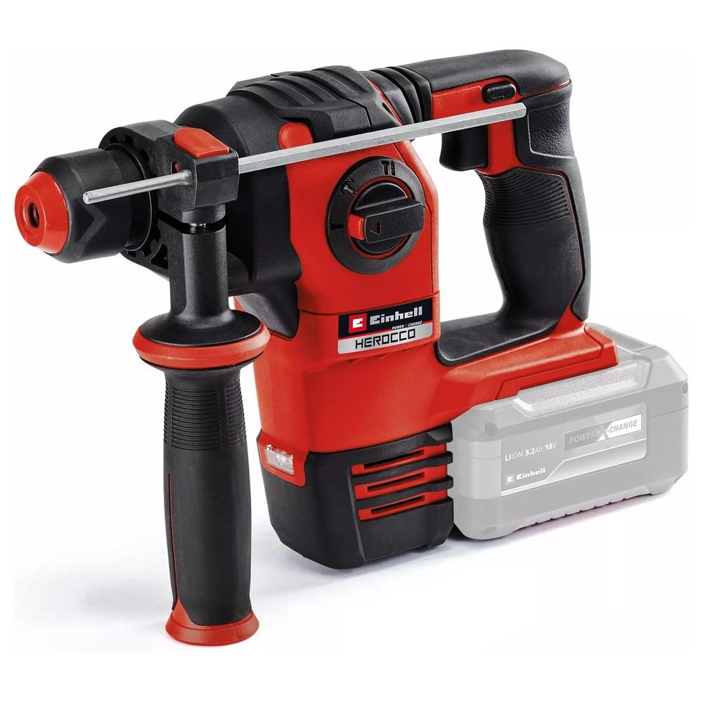 martello einhell tassellatore a batteria herocco 18/20 - solo