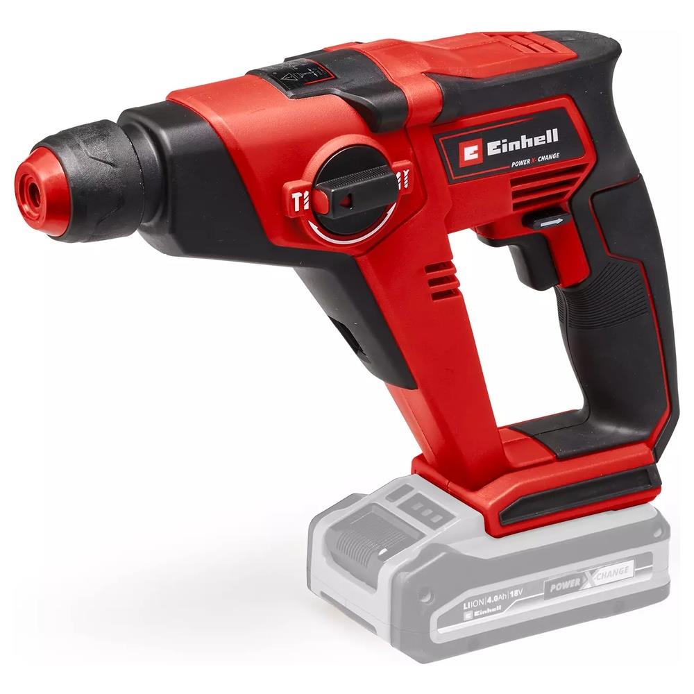 martello einhell tassellatore a batteria te-hd 18/12 li - solo