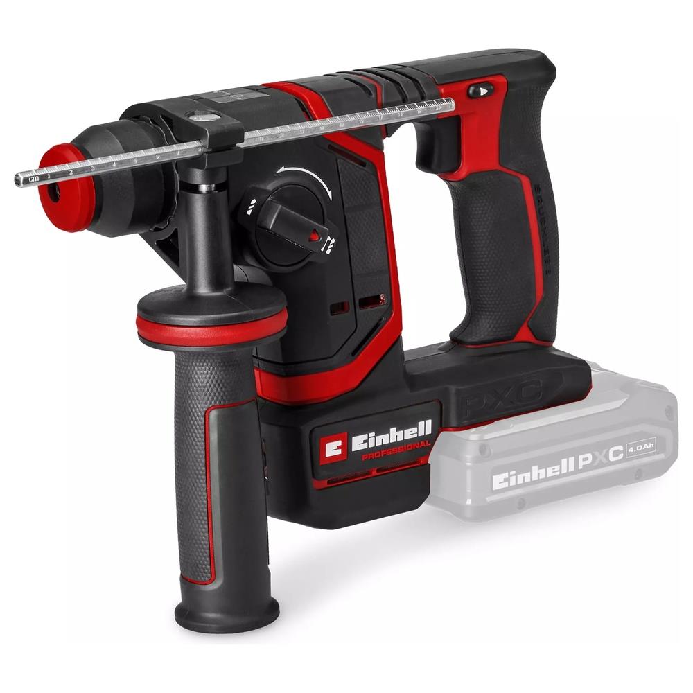 martello einhell tassellatore a batteria tp-hd 18/17-c li bl - solo
