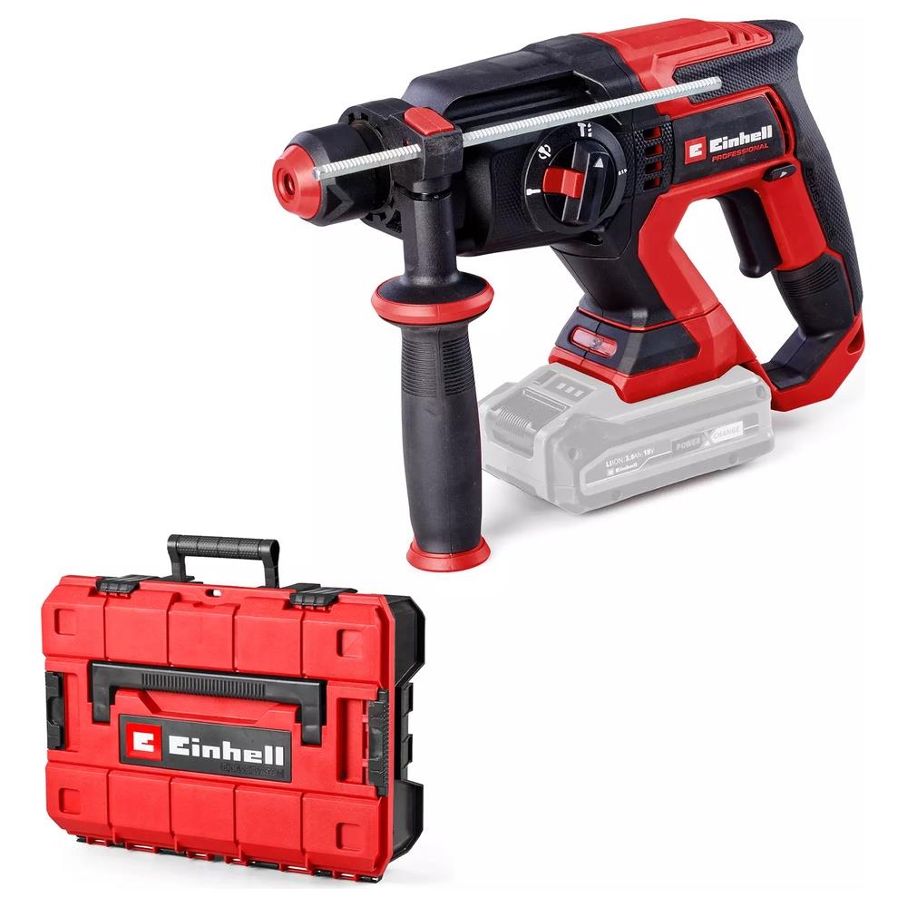 martello einhell tassellatore a batteria tp-hd 18/22 d li bl - solo