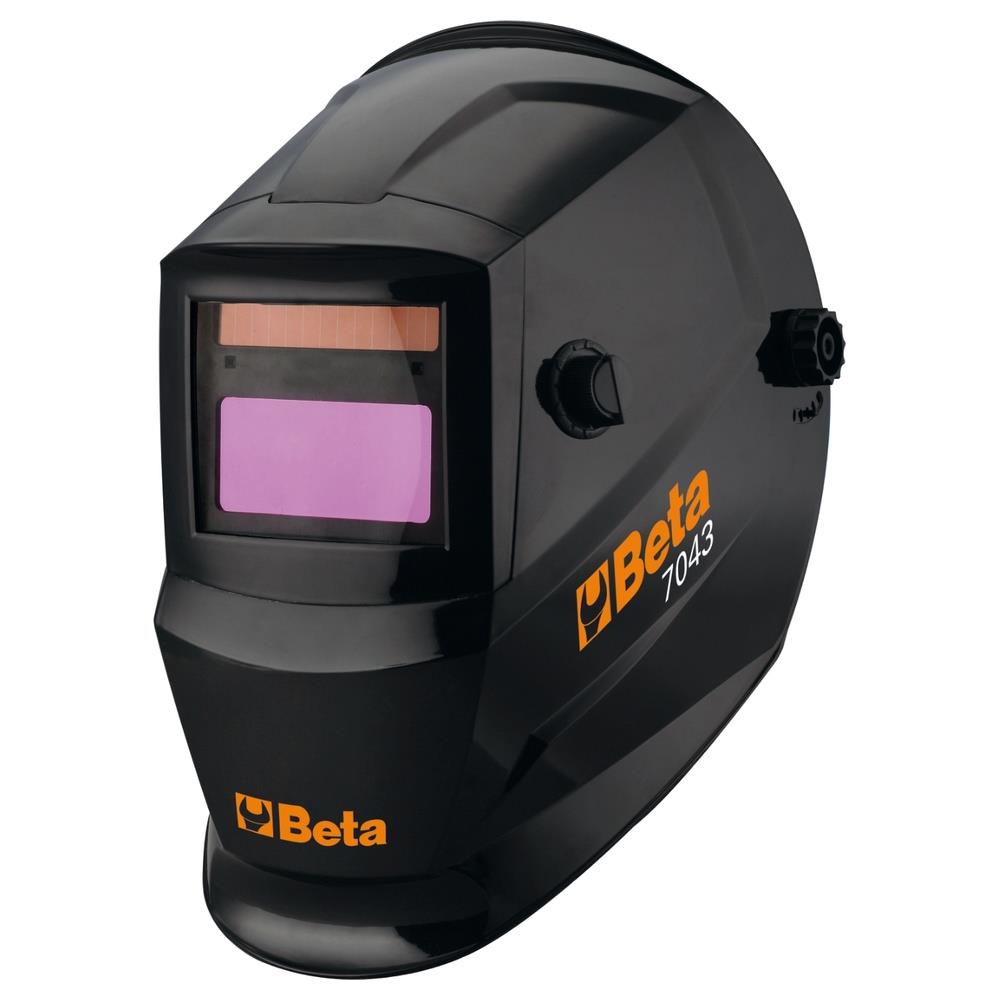 maschera lcd ad oscuramento automatico, per saldatura ad elettrodo, mig/mag, tig e plasma betawelding 7043