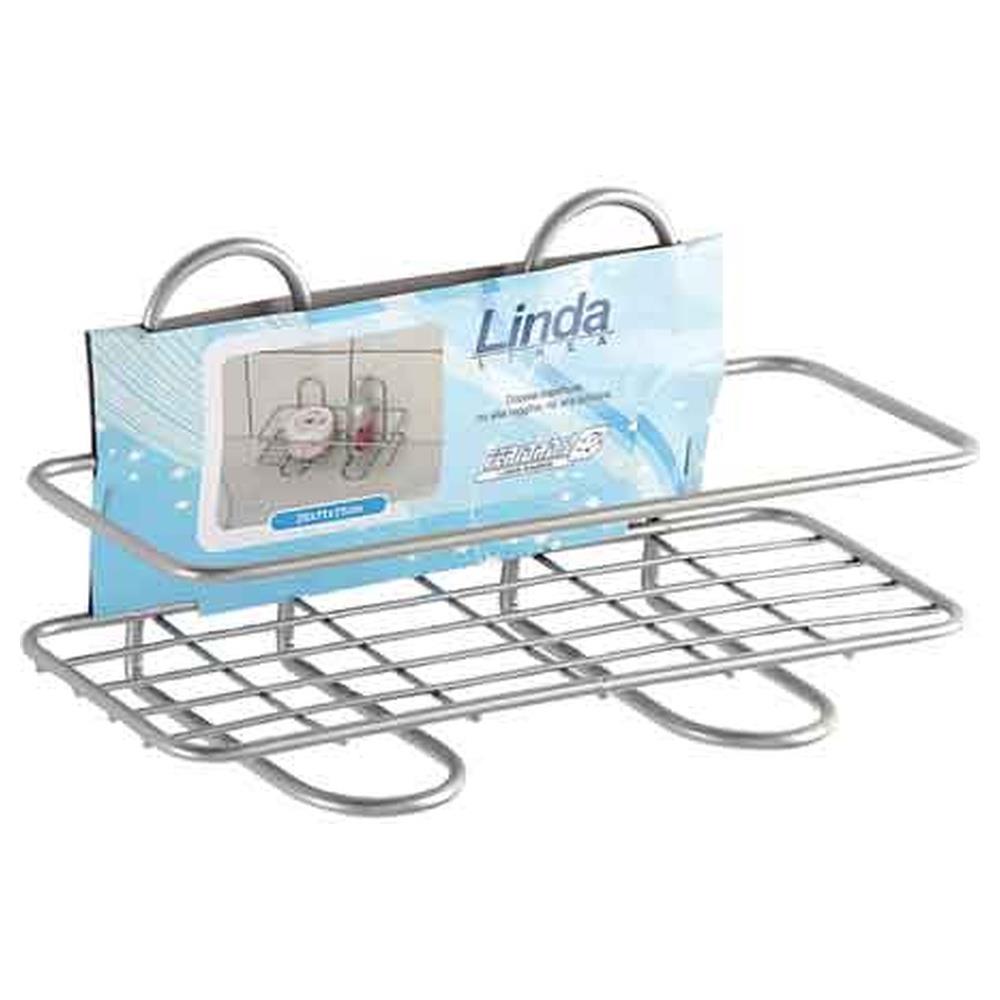 mensola doccia rettangolare 1 ripiano 23x11x11h cm