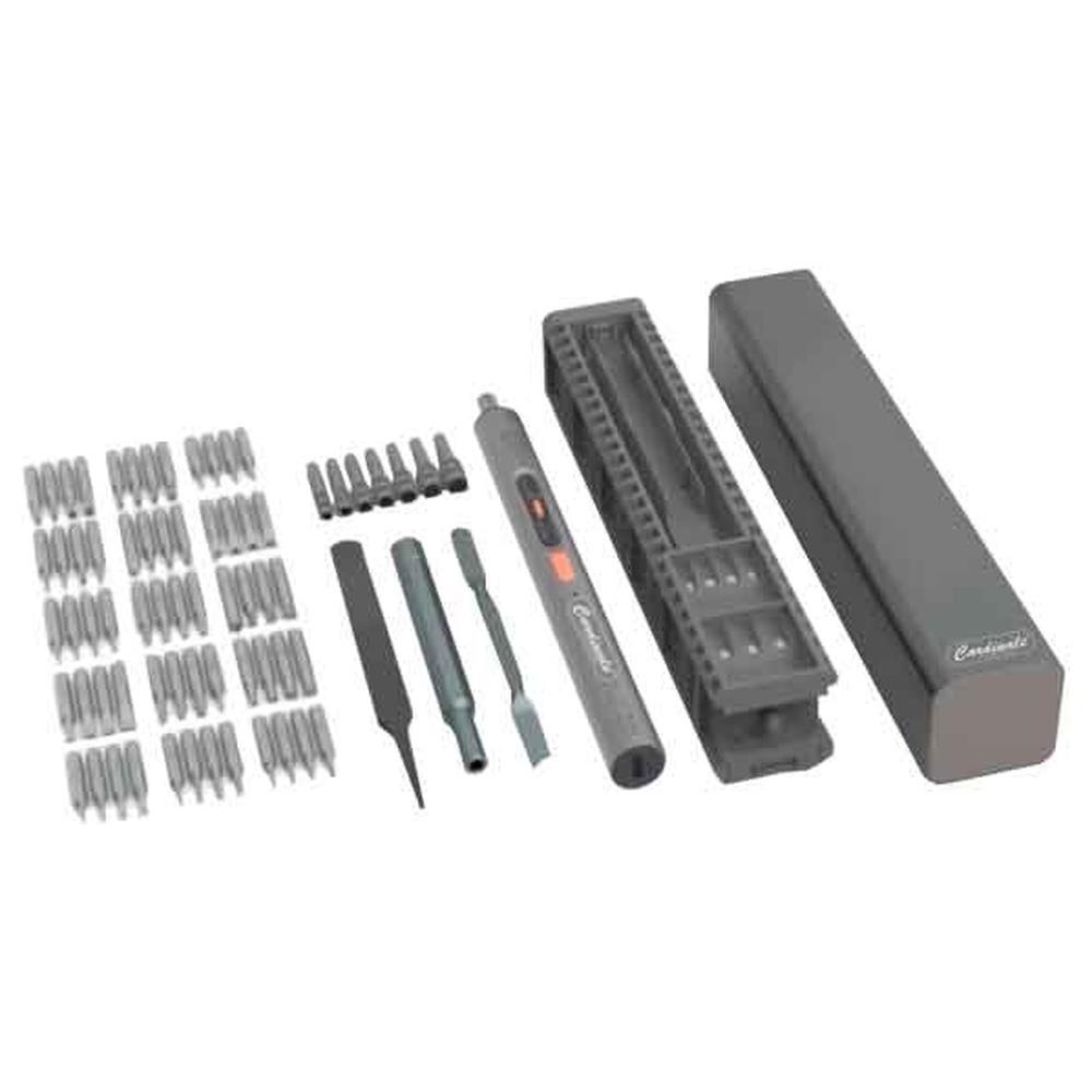 mini cacciavite di precisione a batteria con inserti cardinale 3,7 v - 72 pezzi