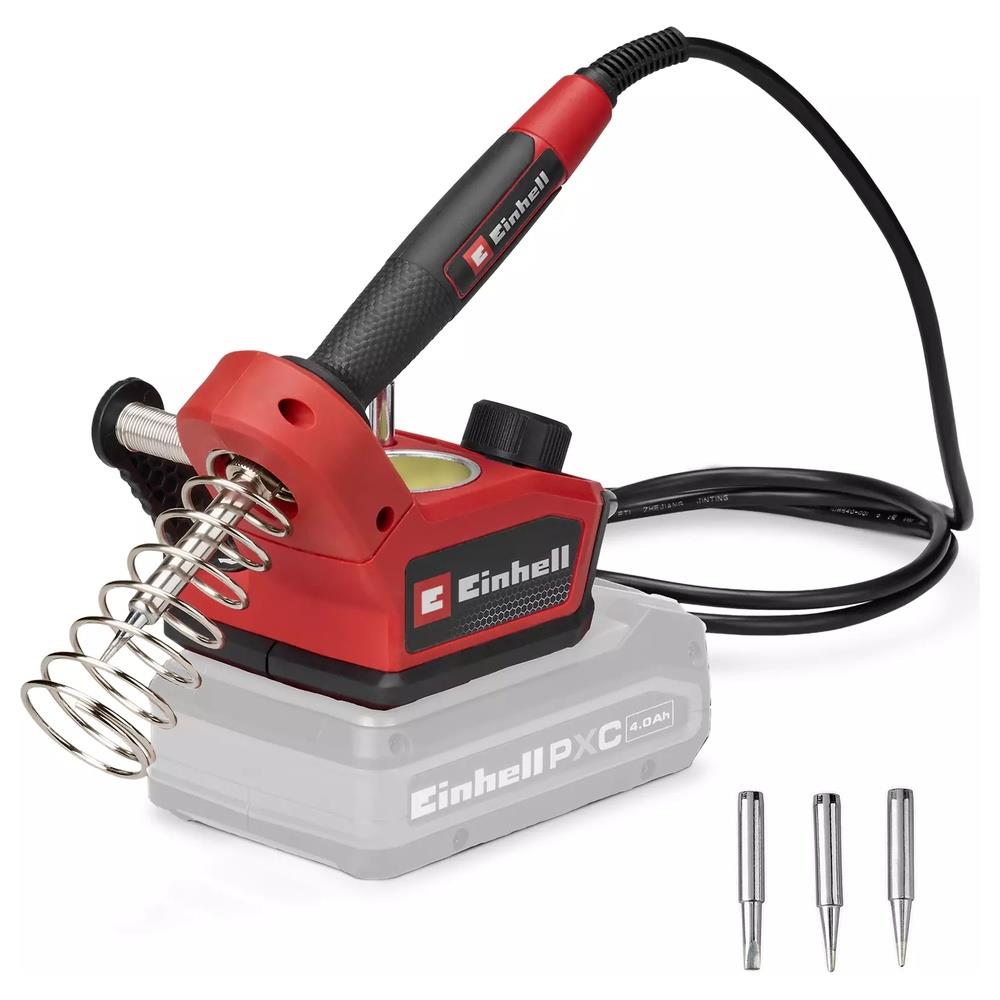 mini saldatore einhell a batteria te-si 18/480 li e - solo