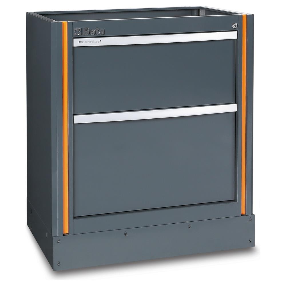 modulo fisso con 2 cassetti per arredo officina betarsc55 c55m2