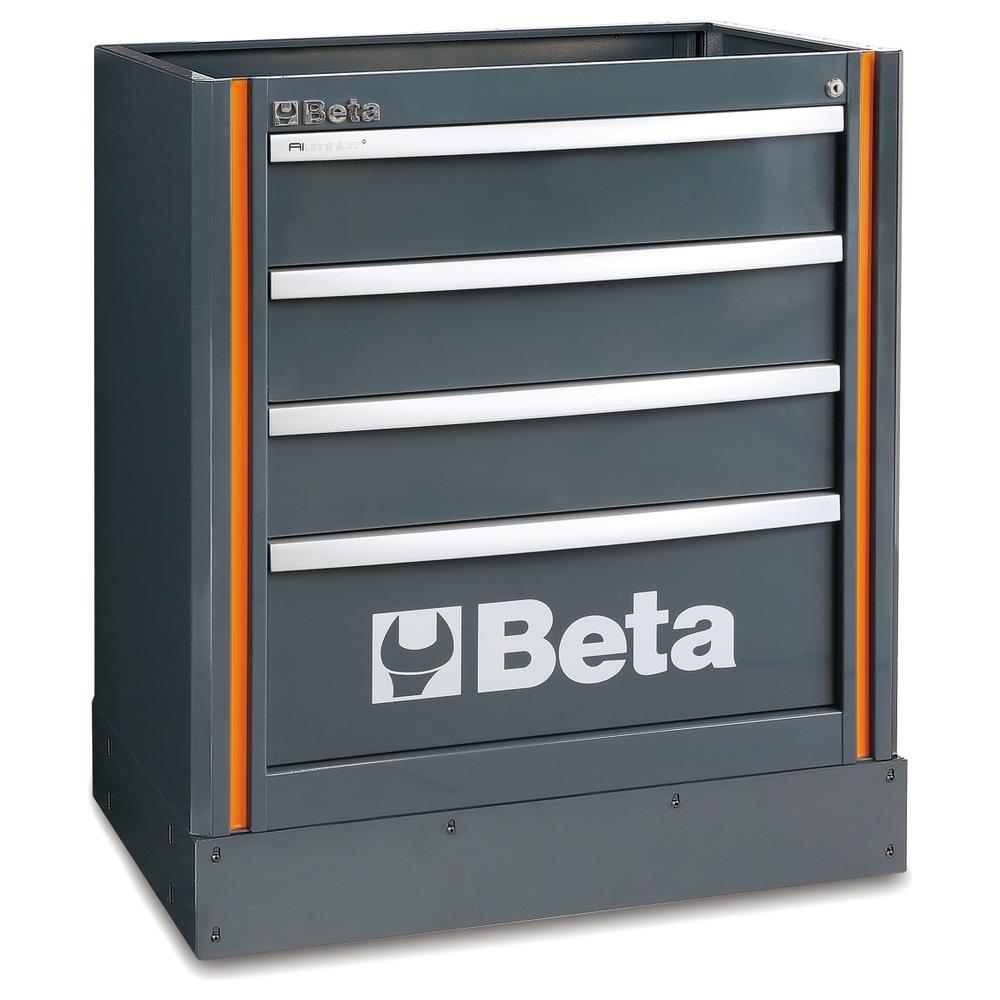 modulo fisso con 4 cassetti per arredo officina betarsc55 c55m4