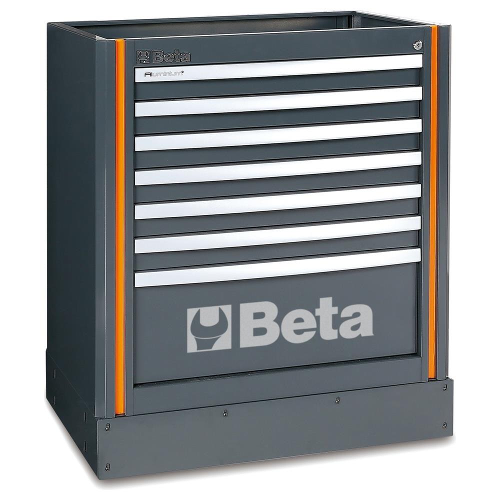 modulo fisso con 7 cassetti per arredo officina betarsc55 c55m7
