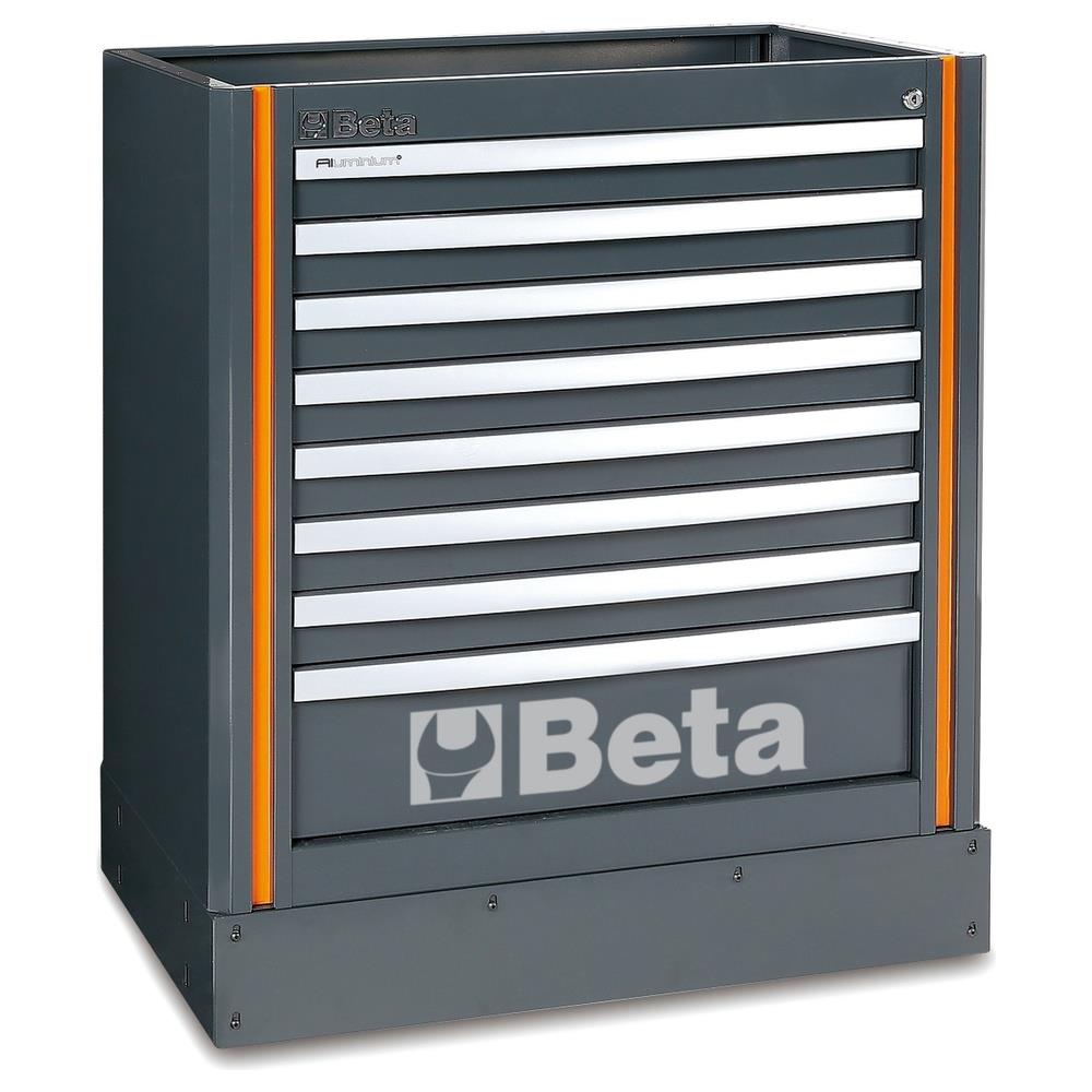 modulo fisso con 8 cassetti per arredo officina betarsc55 c55m8