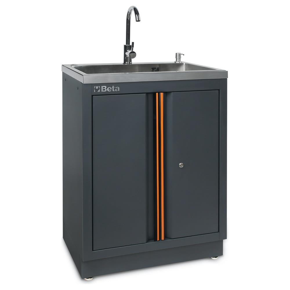 modulo fisso con lavandino integrato per arredo officina c45pro 2.0 betac45pro c45pro 2.0 ml
