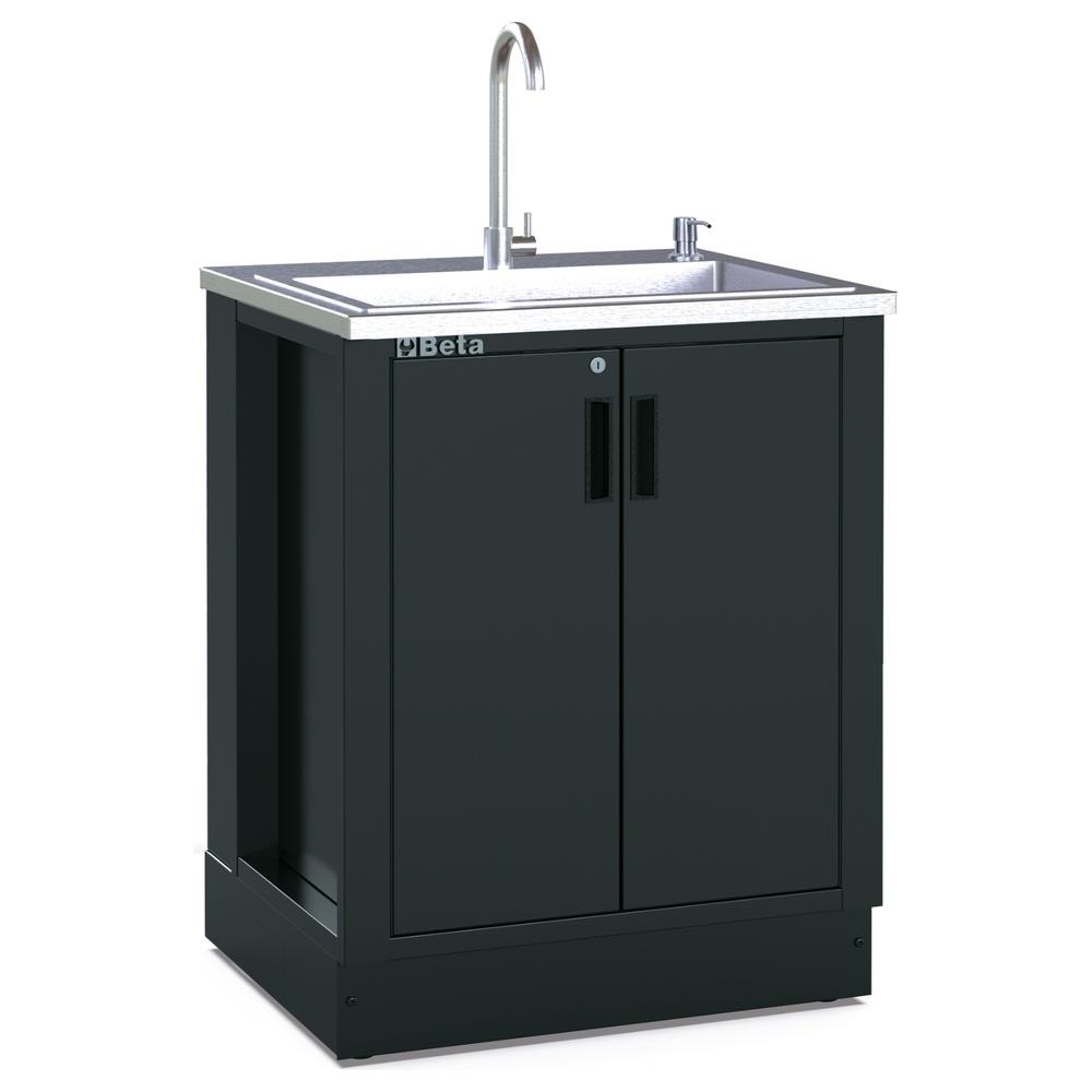 modulo fisso con lavandino integrato per arredo officina rsc50 2.0 betarsc50 rsc50 2.0 ml