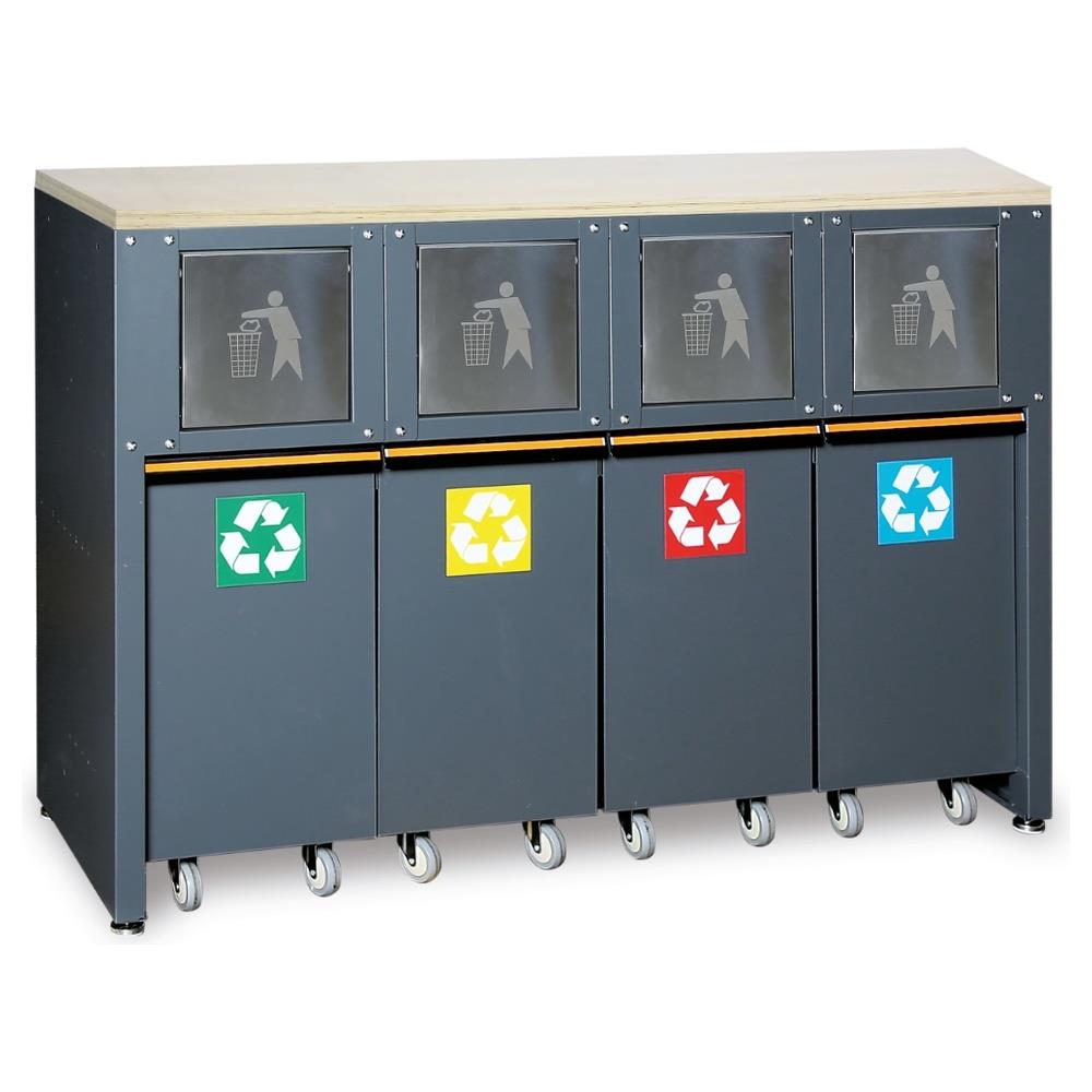modulo fisso raccolta differenziata per arredo officina c45pro 2.0 betac45pro c45pro 2.0 rd/w