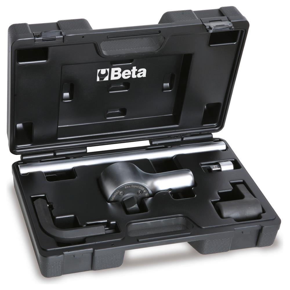moltiplicatore di coppia destrorso/sinistrorso in valigetta di materiale plastico rapporto 6,5:1 beta 560/c6