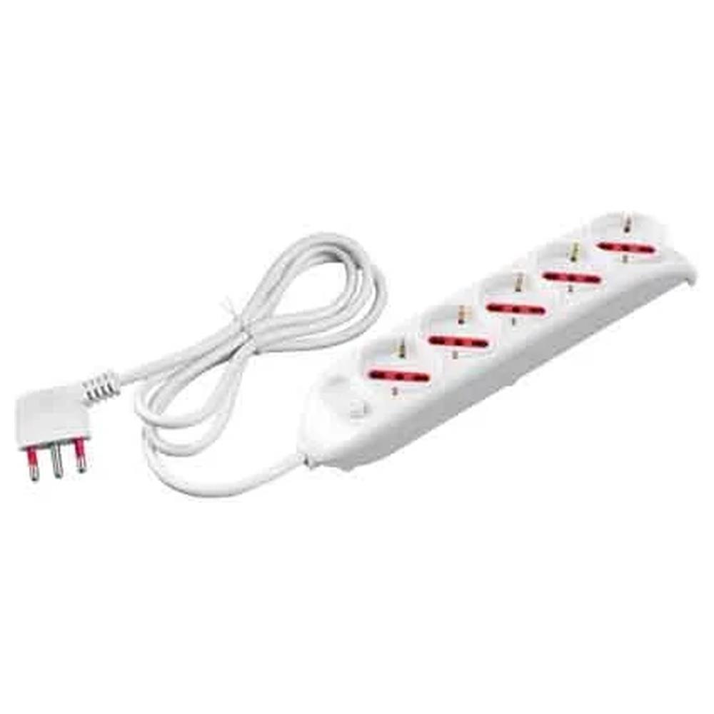 multipresa con interruttore rosi