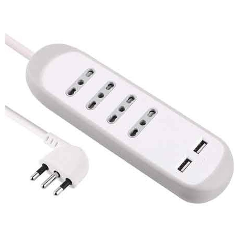 multipresa con usb 4 posti + 2 usb