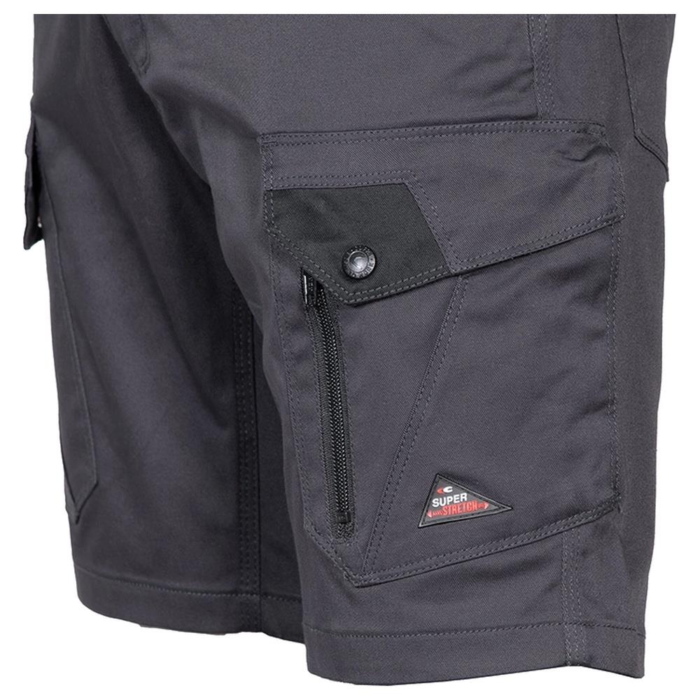 pantaloncini cofra kediri v619 antracite/nero 44
