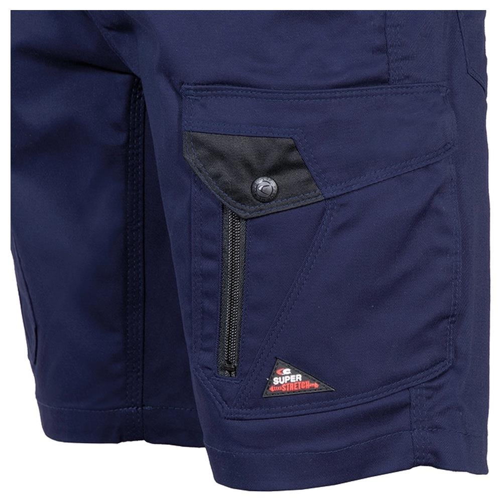 pantaloncini cofra kediri v619 navy/nero 44