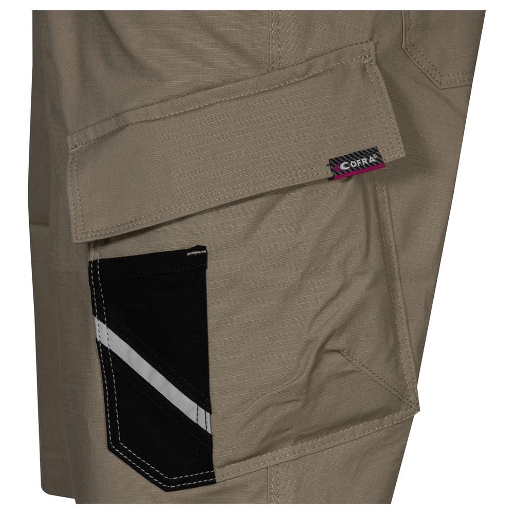 pantaloncini corti bermuda cofra alvide v696 corda/nero 2xs