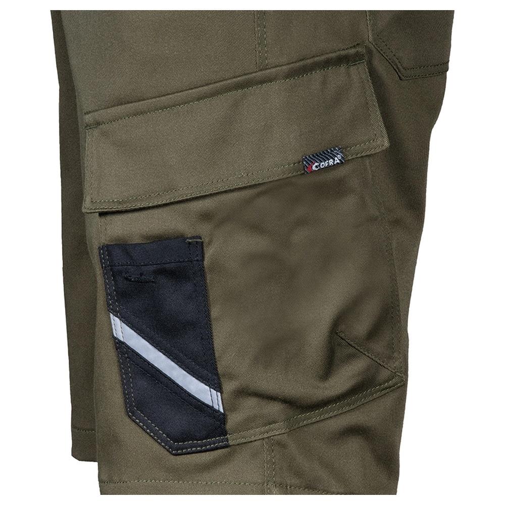 pantaloncini corti bermuda cofra basilcas v708 fango/nero xs
