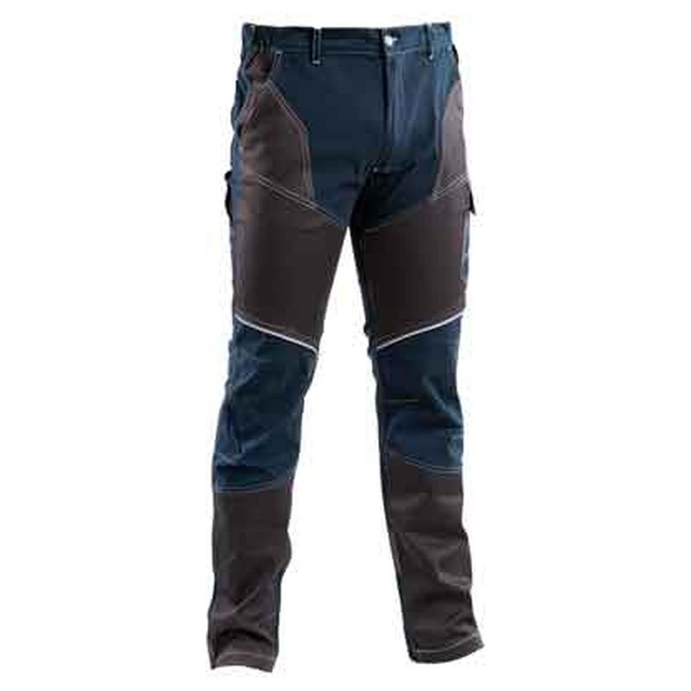pantalone da lavoro stretch blu