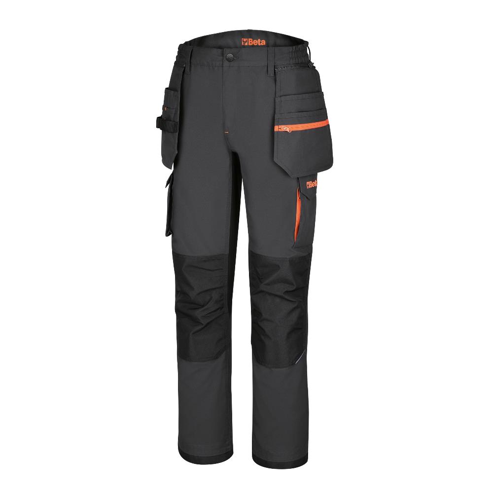 pantalone flying pockets con inserti in tessuto elasticizzato beta 7819g xs