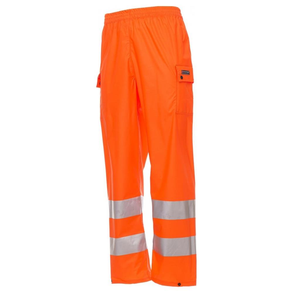 pantaloni antipioggia payper river-pants arancione fluo s