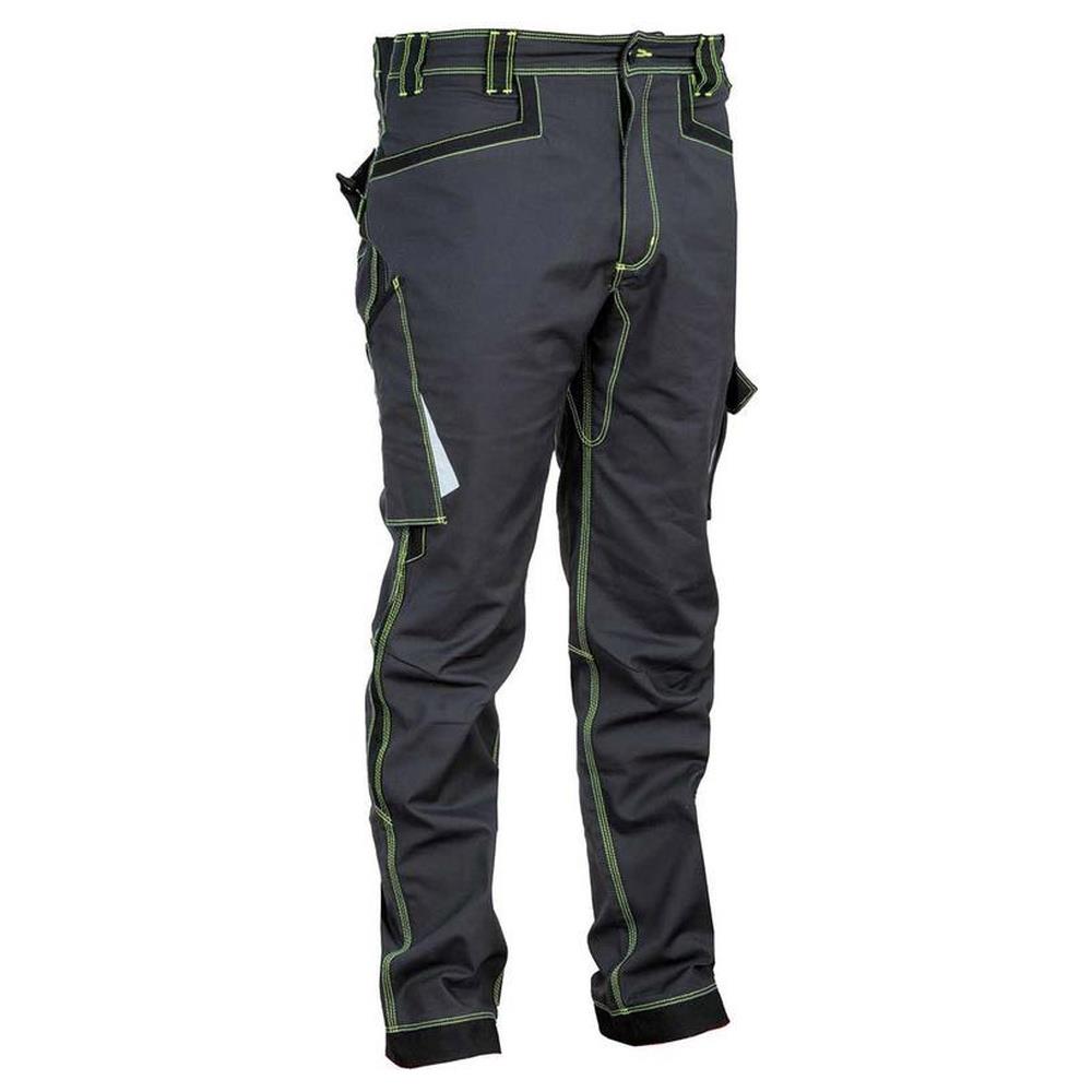 pantaloni cofra barrerio antiabrasione antracite/nero/lime 44