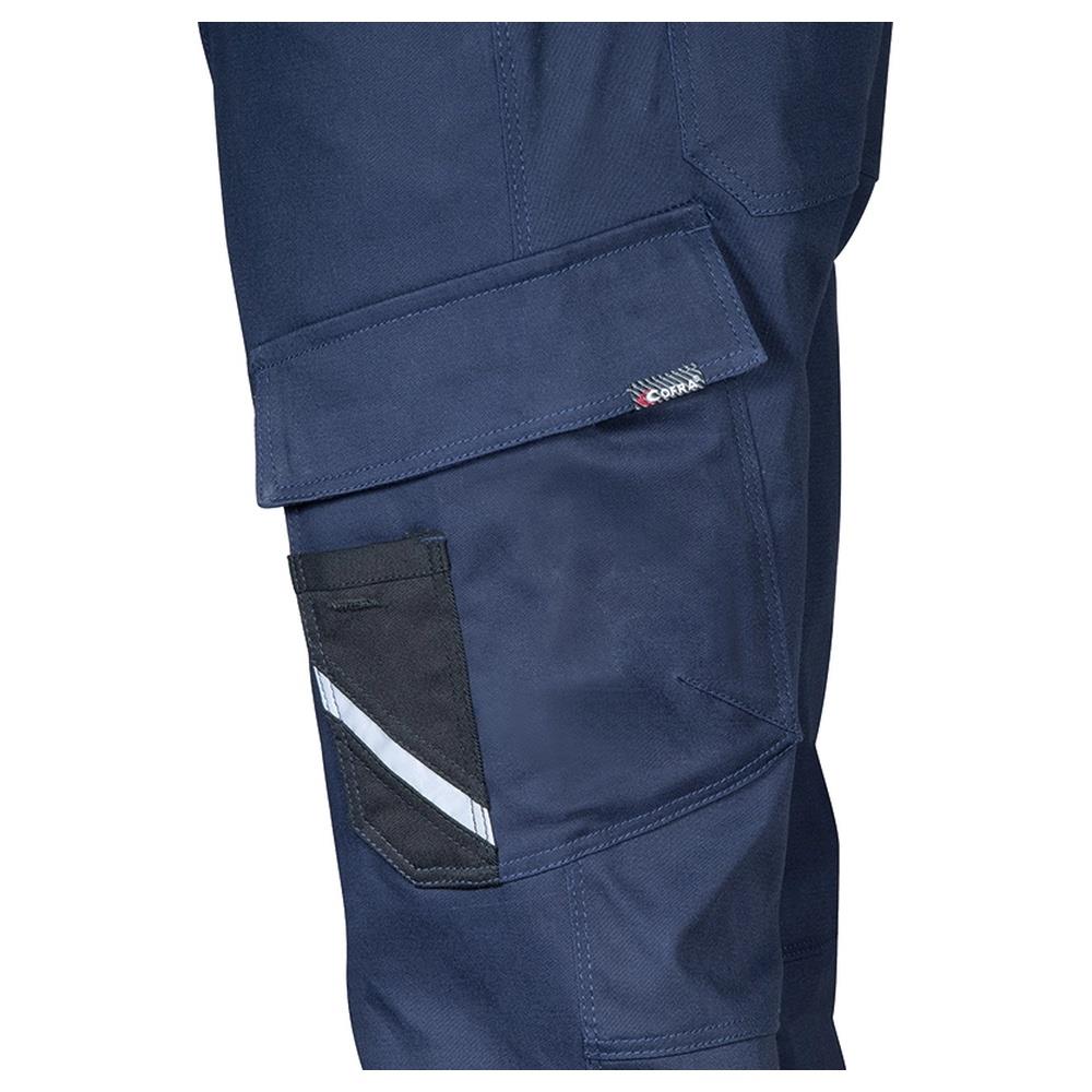 pantaloni cofra busot v707 navy/nero m
