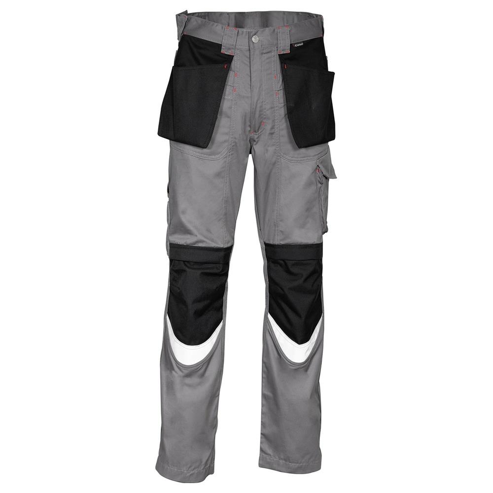 pantaloni cofra carpenter v064 grigio/nero 48