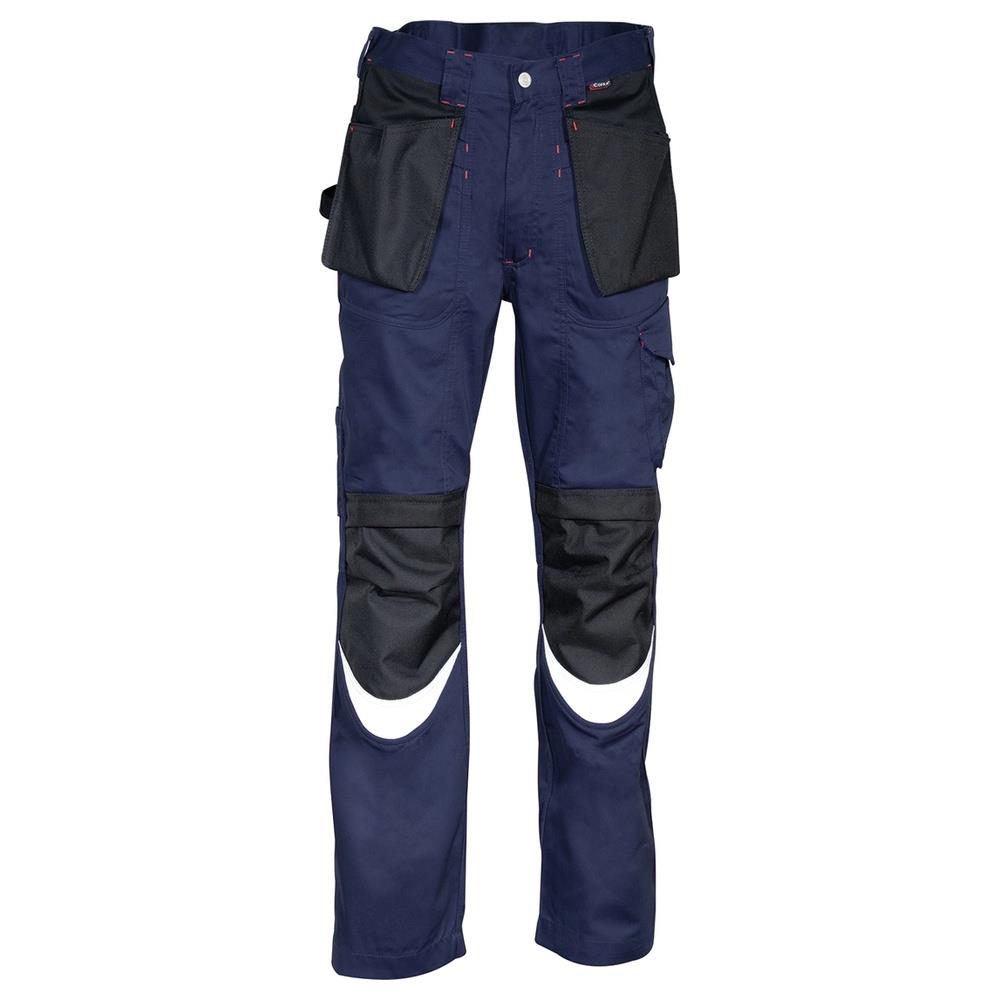 pantaloni cofra carpenter v064 navy/nero 48