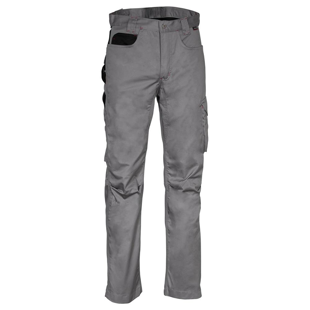pantaloni cofra drill v061 grigio/nero 48