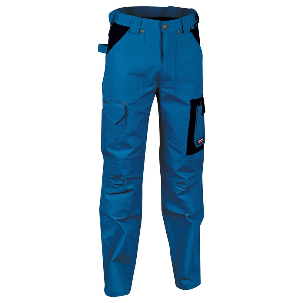 pantaloni cofra dublin v052 azzurro/nero 44