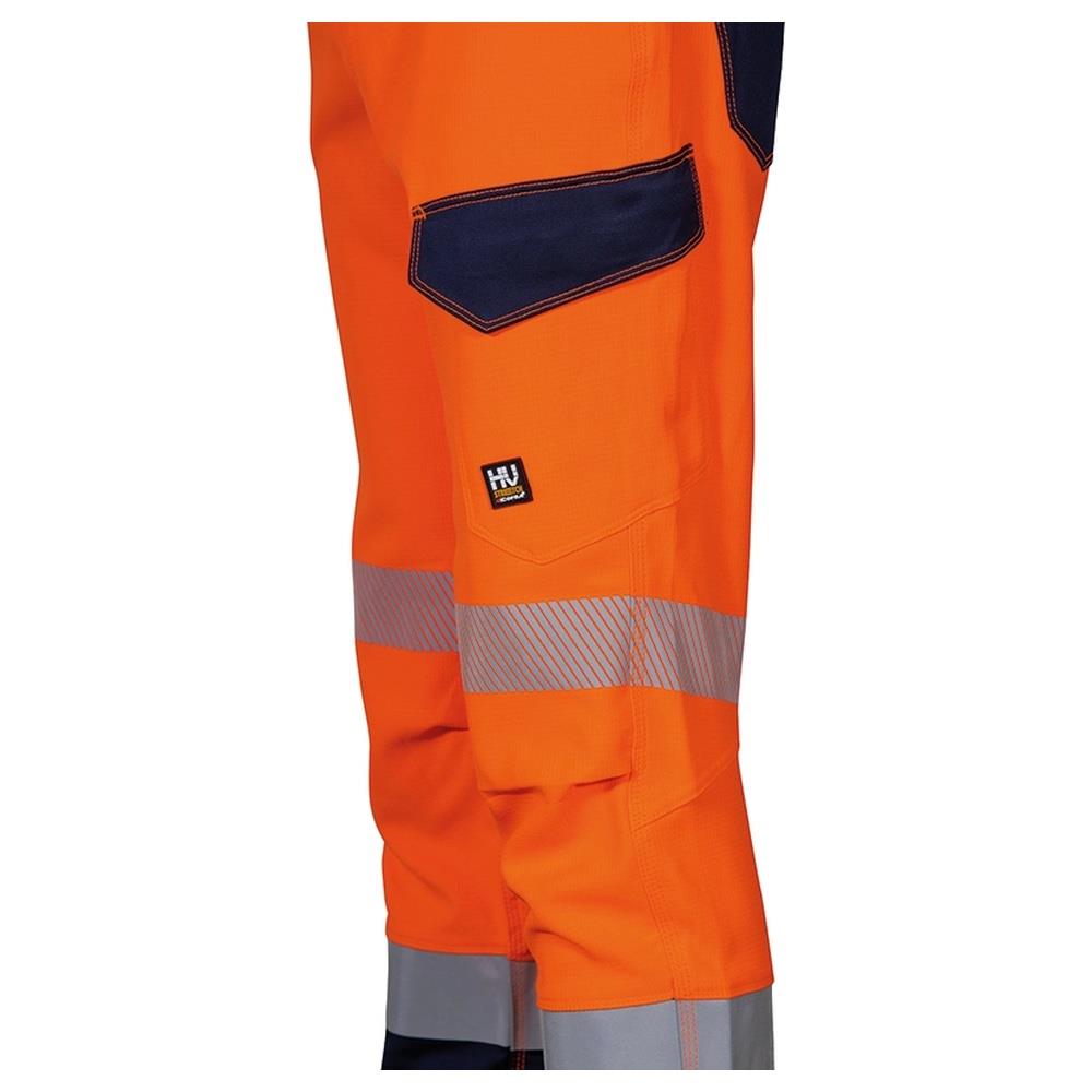 pantaloni cofra guatire v601 arancio fluo/navy 44