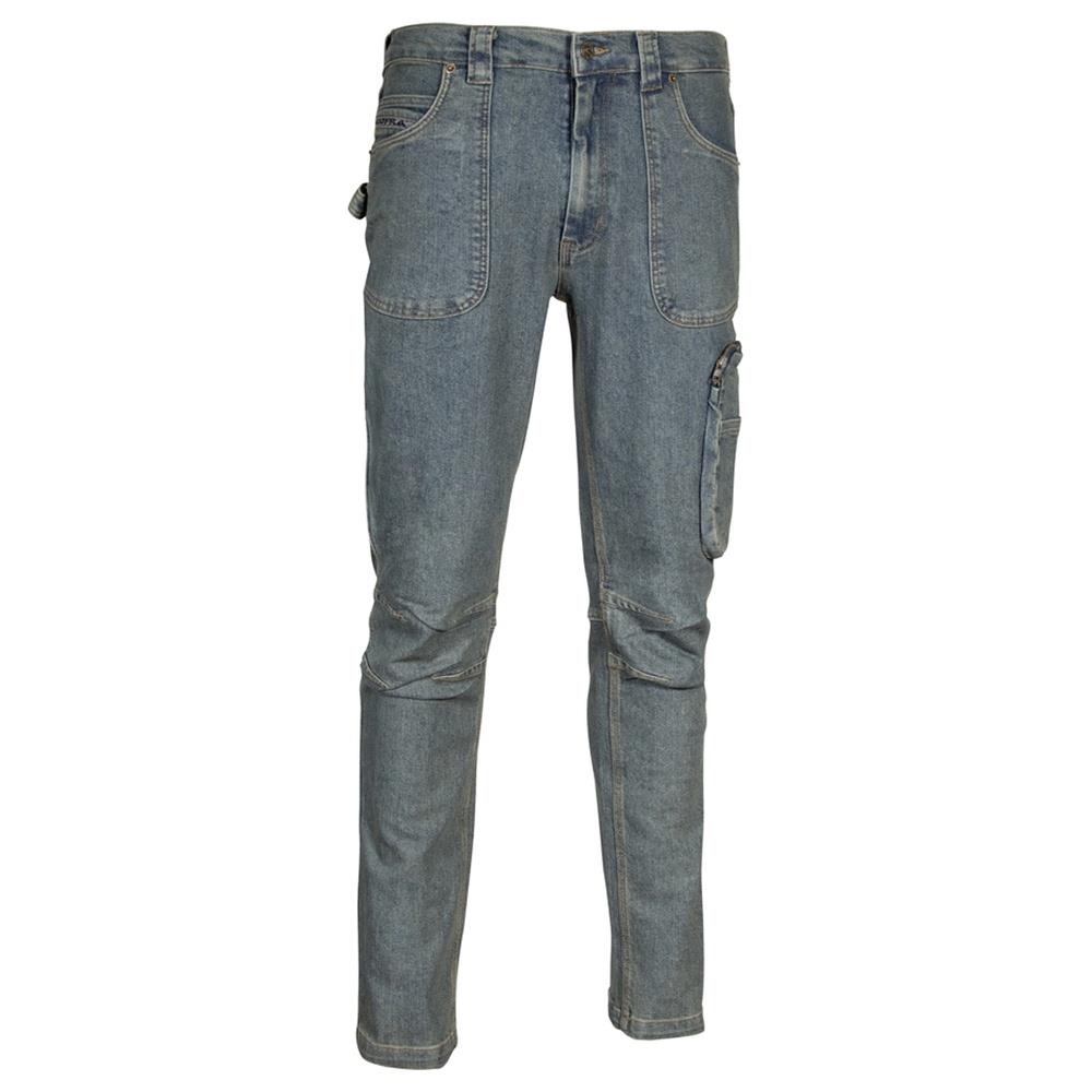 pantaloni cofra innsbruck v192 blu jeans 44