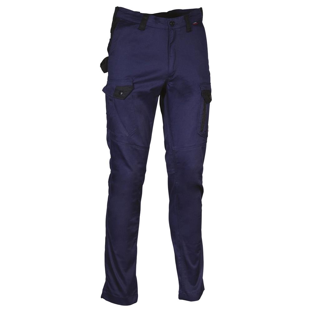 pantaloni cofra jember v567 navy/nero 48