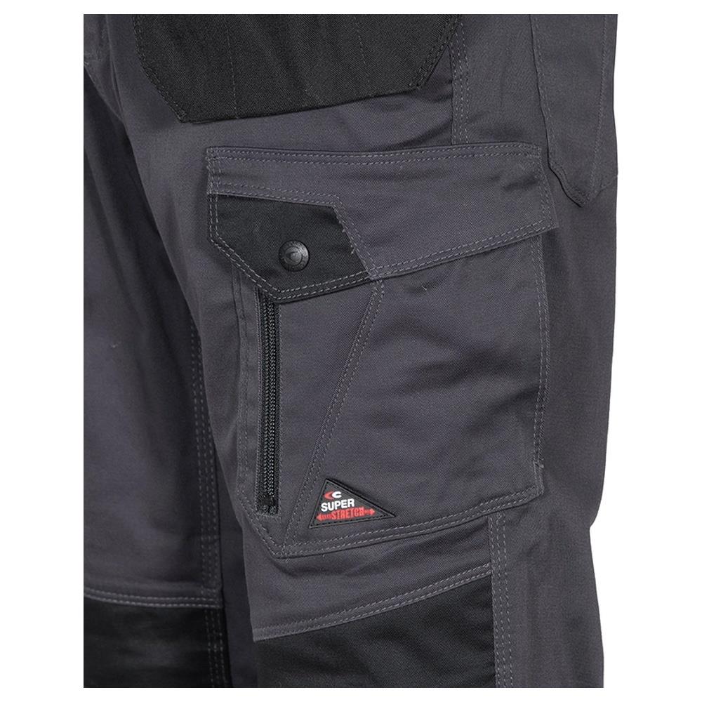 pantaloni cofra pakatti v721 antracite/nero 44